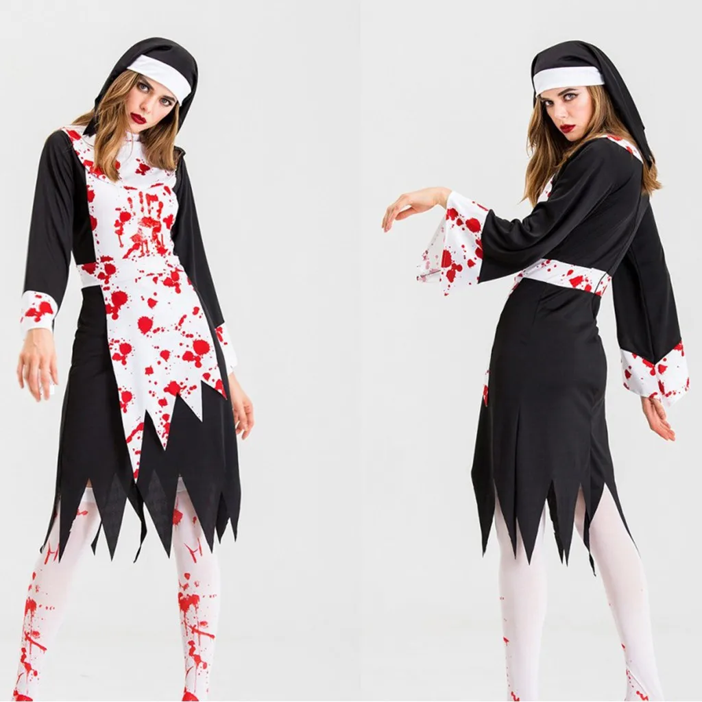 Feitong/2019 Новое поступление женское сексуальное платье Хэллоуин макияж костюм для