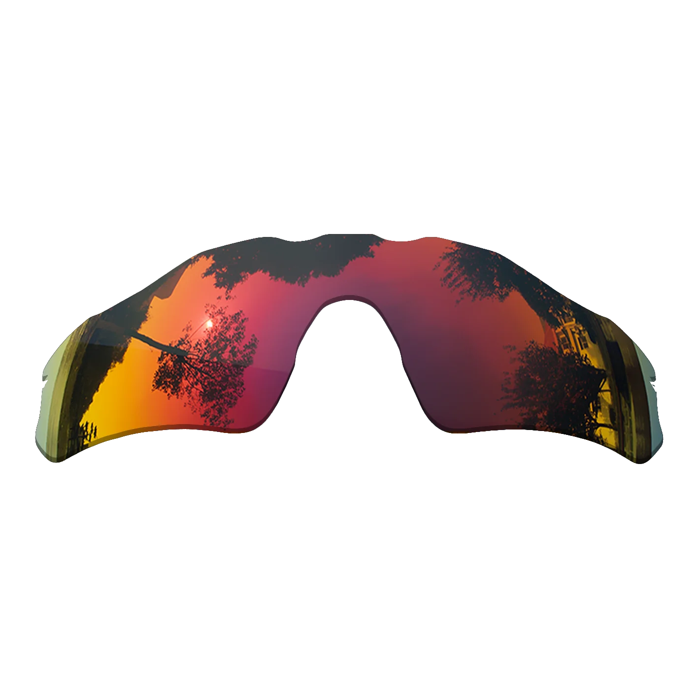 

Polarized Replacement Lense For-Oakley Radar EV Path Sunglasses Frame True Color Mirrored Coating - Midnight Sun Color Options