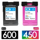 Картридж чернильный 302XL CMYK для HP 302 XL для hp 302 для HP Deskjet 2130 1110 2138 3630 3632 Officejet 3830 3834 4650
