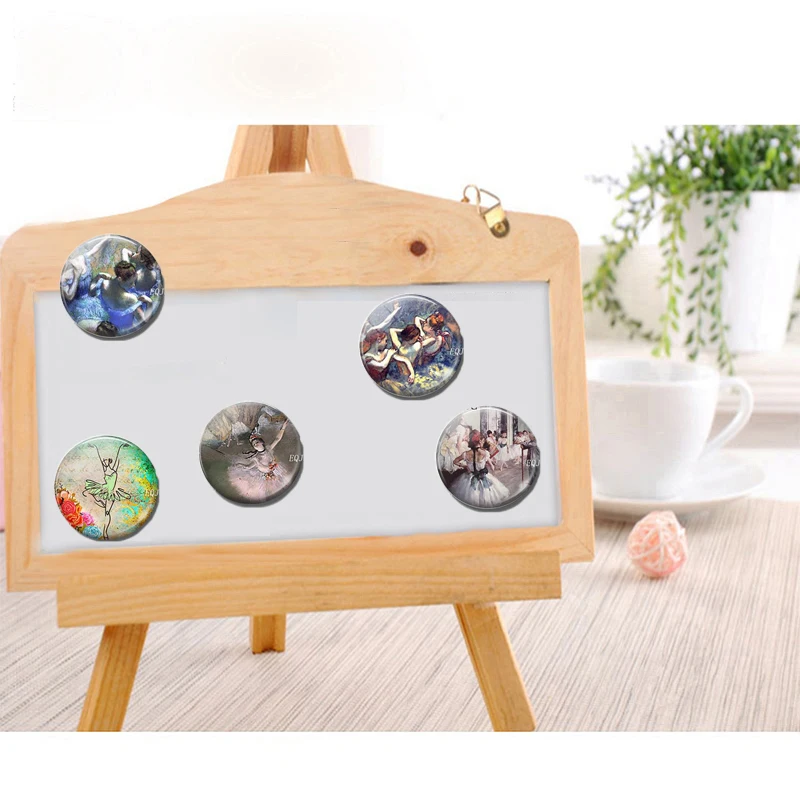 Откачивание газа балетки Стекло холодильник магнит для Декор холодильника