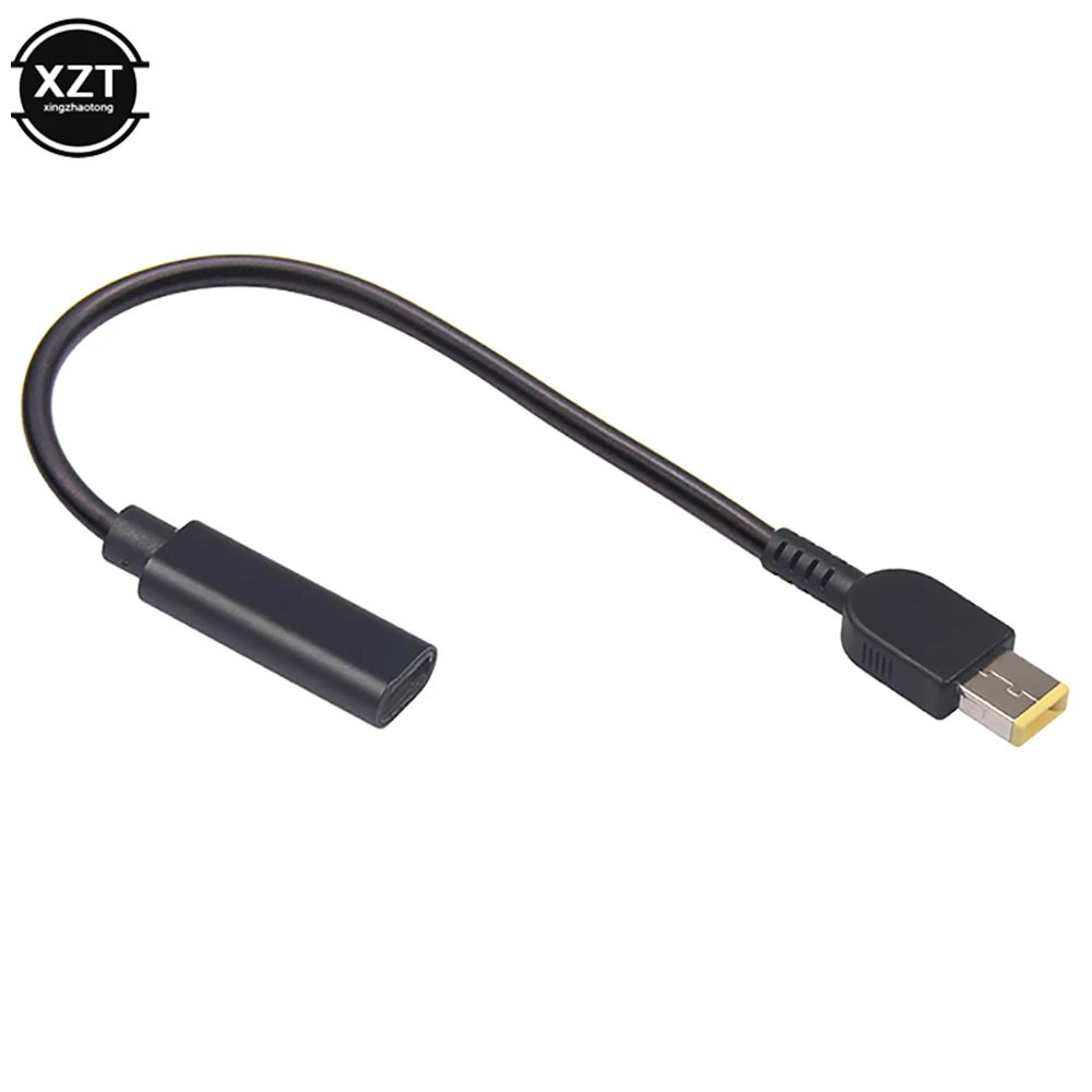 USB 3 1 Тип C гнездо к квадрату DC папа адаптер кабель PD зарядное устройство