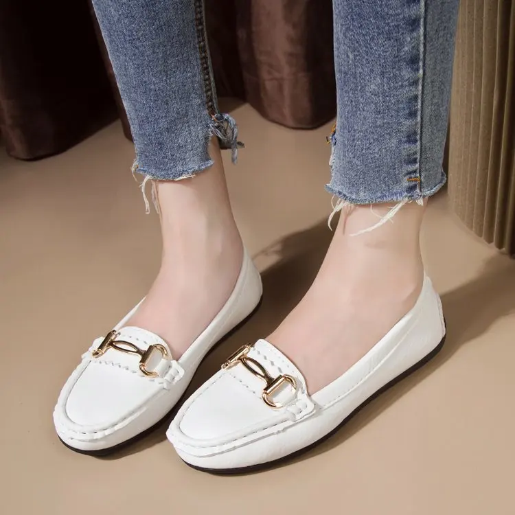 Осенняя женская повседневная обувь без застежки для медсестры мягкий подшитый