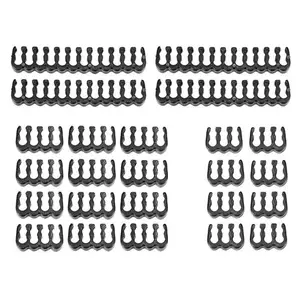 1 компл. 24Pin x 4 + 8Pin x 12 + 6Pin x 8 PP кабель Расческа с зажимомзажимкомод для 3,4 мм комплект черныйбелый C26