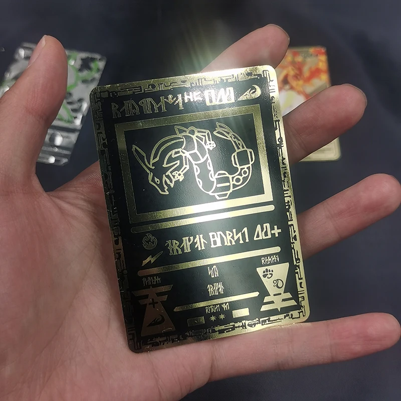 2021 Новый Покемон идентификационные карточки из металла карты V Пикачу Чаризард