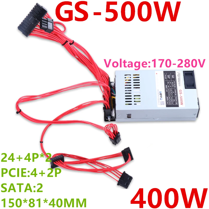 Блок питания для Fenge ITX K39 K35 K49 S3 M41 M24 M47 FLEX небольшой 1U 400W Питание GS-500W
