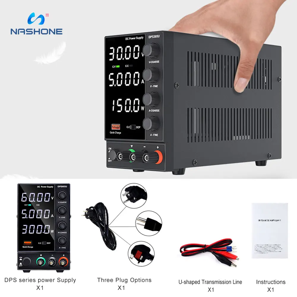 

DC Power Supply Laboratory Power Supply Adjustable Alimentation Laboratoire Source 30V 10A AC 220V 110V DIY Bench Power Supply