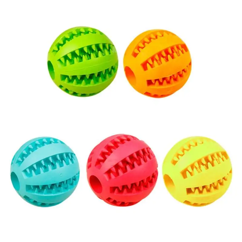 Игрушка для собак мяч чистки зубов упругий резиновый щенков игрушка домашних