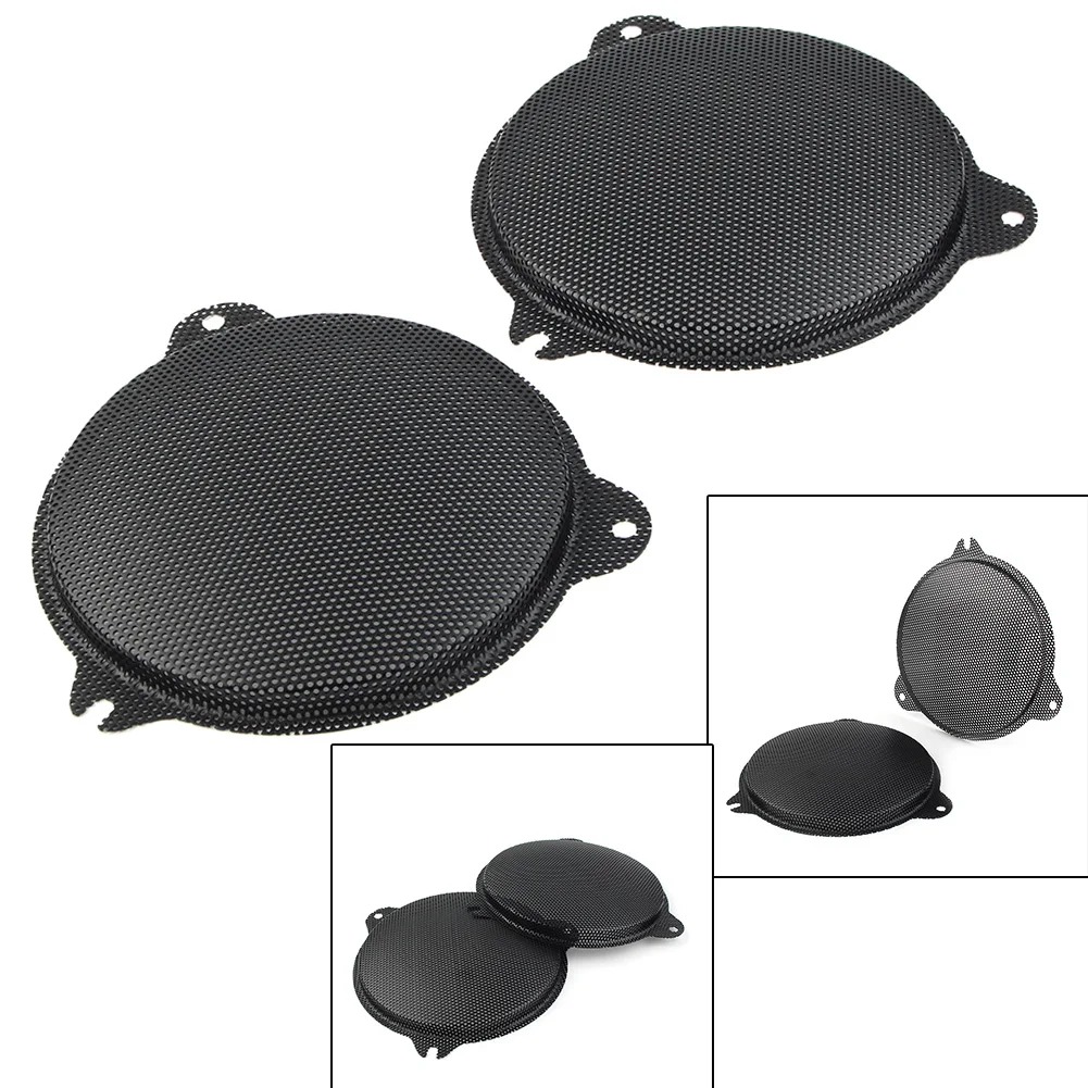 

Black Motorcycle Front Speaker Mesh Grills for Harley Davidson Electra Glide 2014-2018 FLHT/X/CU/K fairing speaker cloth grills