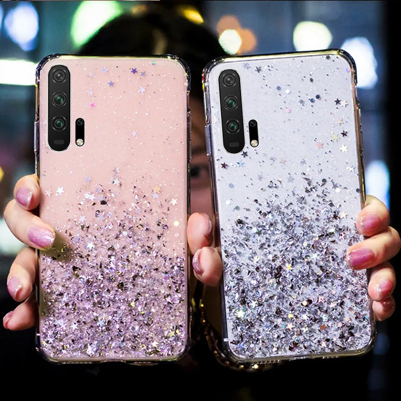 Роскошный блестящий чехол со звездой для Xiaomi Mi 9 Pro 8 SE Lite A3 A2 A1 CC9E CC9 6X 5X Redmi Note 7 5