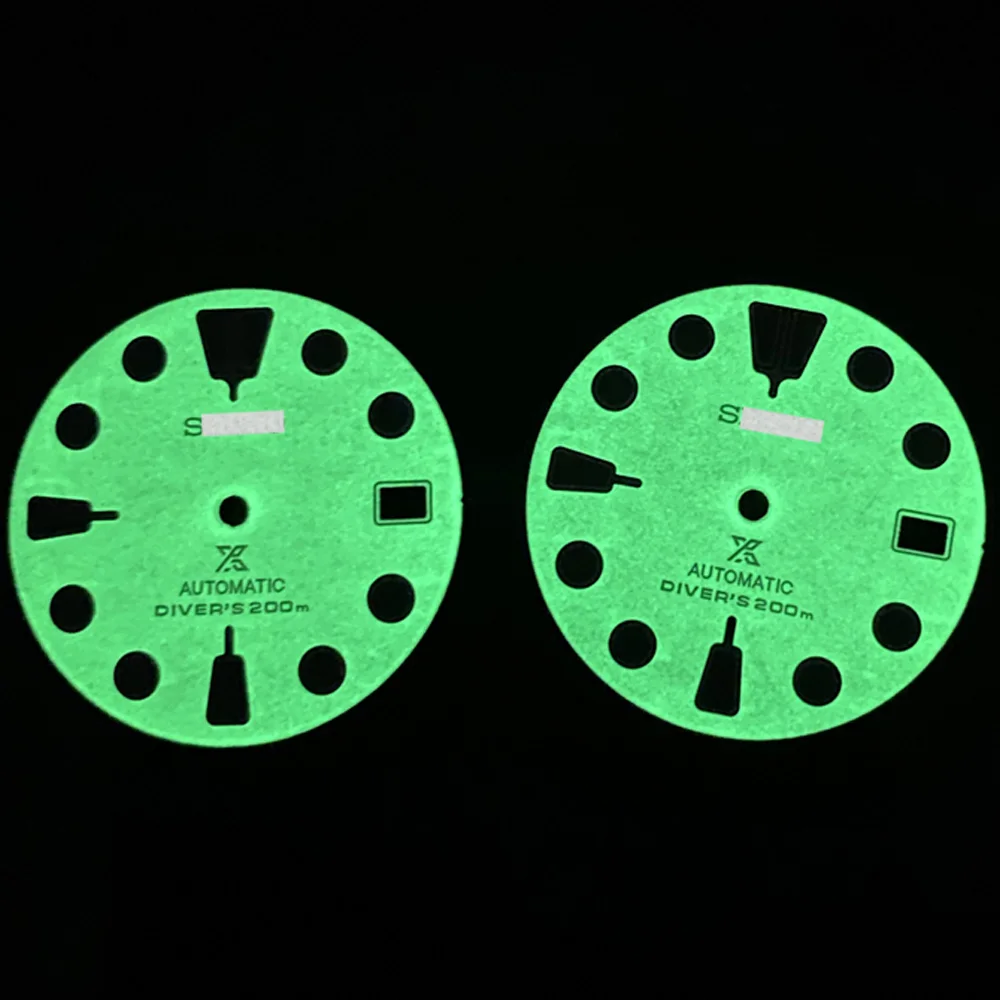 

For SBBN031 SKX007 Watch Parts 28.5mm Full Luminous Watch Dial Suitable For NH35/NH36 Automatic Movement