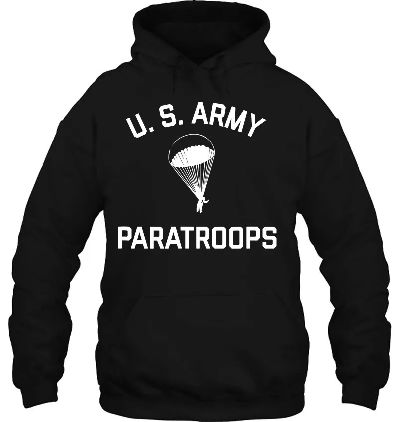 

Us Army Paratroops Airborne Paratrooper WW2 Man Hoodies Full Casual Autumn and Winter Sweatshirts