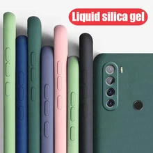 For Xiaomi Redmi Note 8 2021 Case Cover Redmi Note 8 T Pro Original Liquid Silicone Soft TPU Shockproof Bumper Phone Back Case