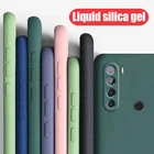 Противоударный чехол для Xiaomi Redmi Note 8, 8 T Pro, из жидкого силикона, ТПУ