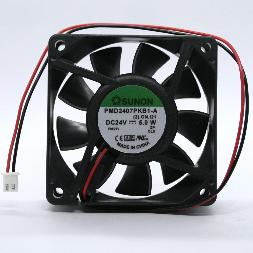Оригинальный SUNON PMD2407PKB1 A 7020 7 см DC 24V 5 0 W 2 проводной Инвертор Вентилятор