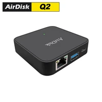 airdisk q2 mobile network hard disk usb3 0 2 5 home smart network cloud storage multi person sharing mobile hard disk box