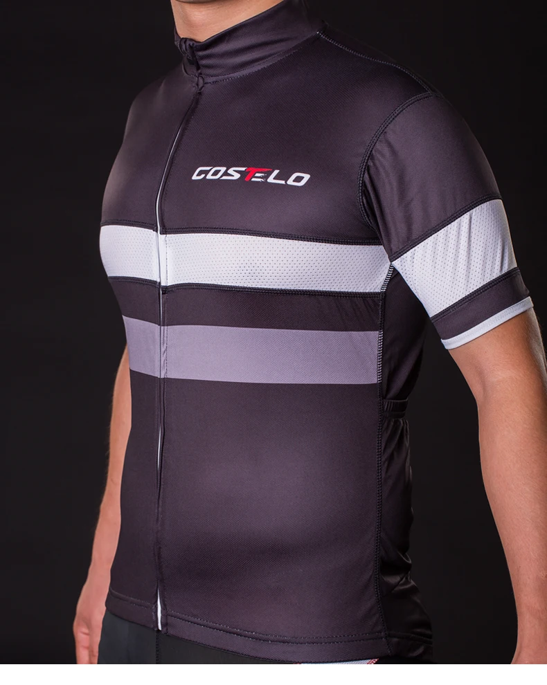 Costelo летняя Дорога Mtb велосипед Джерси велосипедная футболка дышащая велосипедная одежда Rapa Ciclismo на молнии Сетчатая футболка dri fit Футболка