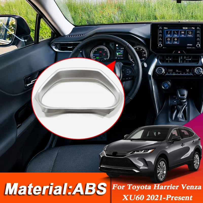 

Автомобильный Стайлинг ABS для Toyota Harrier Venza XU80 2021-gift, панель рулевого колеса, задняя крышка, автомобильные внутренние аксессуары