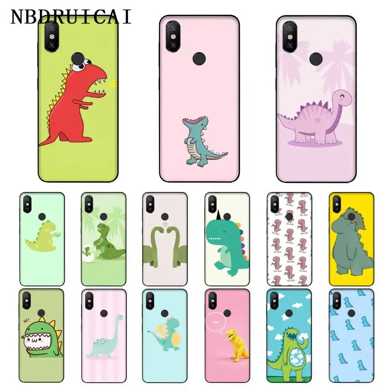 NBDRUICAI мультфильм милый динозавр Высокое качество силиконовый чехол для телефона