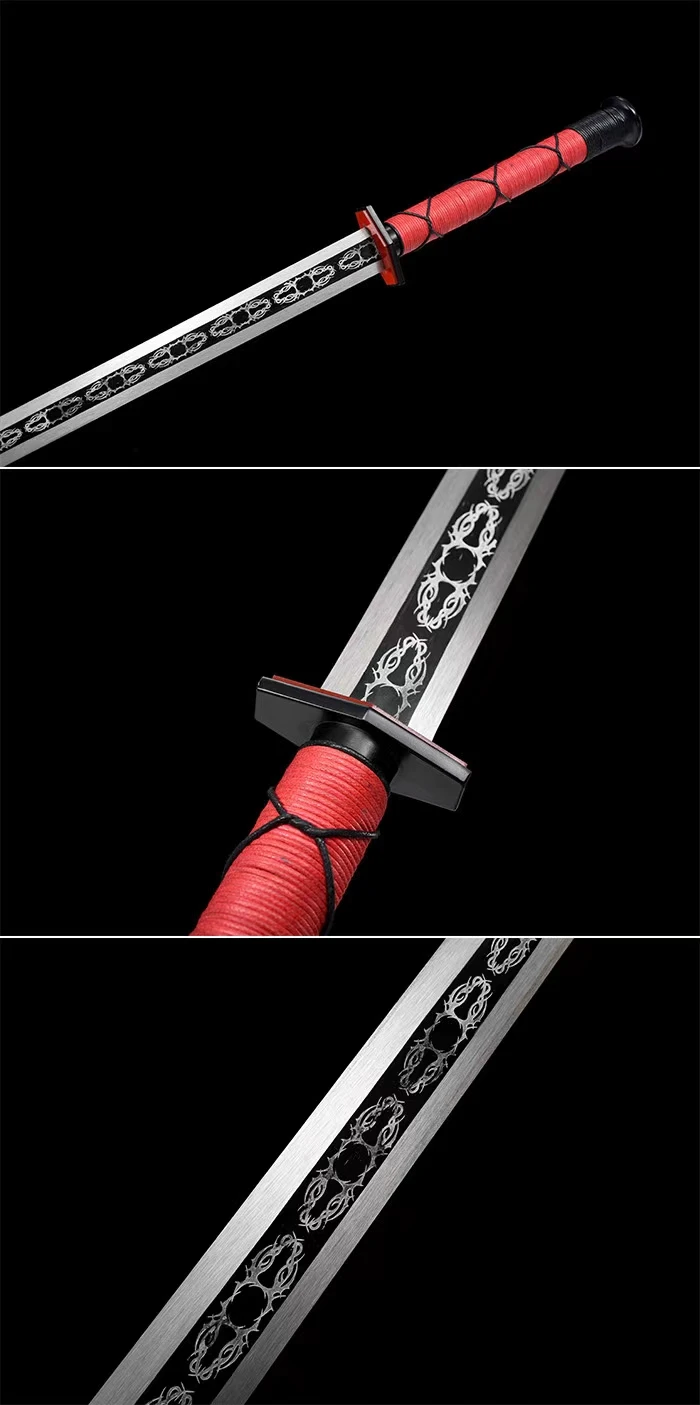 Кованый Китайский Меч кунгфу Хань Falchion клинок из марганцевой стали Knife-edge WUSHU Jian