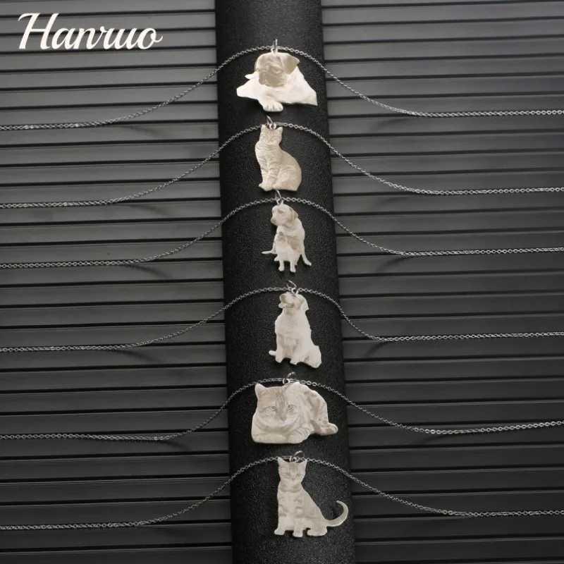 

При индивидуальном заказе животное ожерелье с фото Нержавеющая сталь кошка собака ожерелья с гравировкой логотипа названия ожерелье с пор...