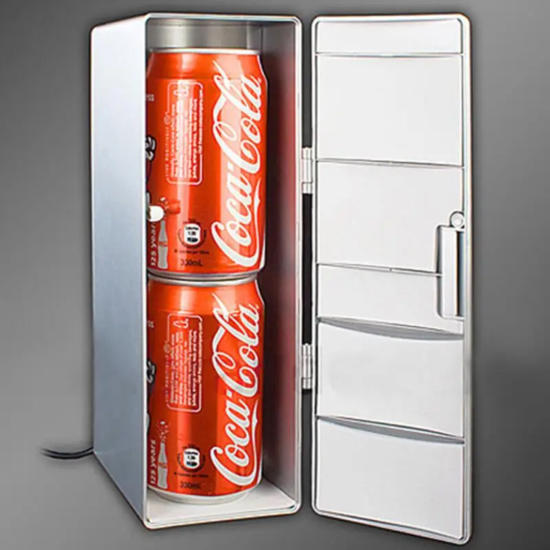 

100% Brand Portable Mini USB PC Laptop Fridge Cooler PC Refrigerator Warmer Cooler Beverage Drink Cans Freezer Beer Cooler