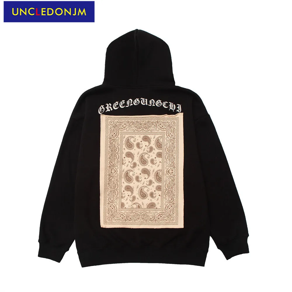 

Толстовка UNCLEDONJM Мужская Флисовая, винтажная модная толстовка с капюшоном в стиле хип-хоп, пуловер в стиле Харадзюку, Осень-зима