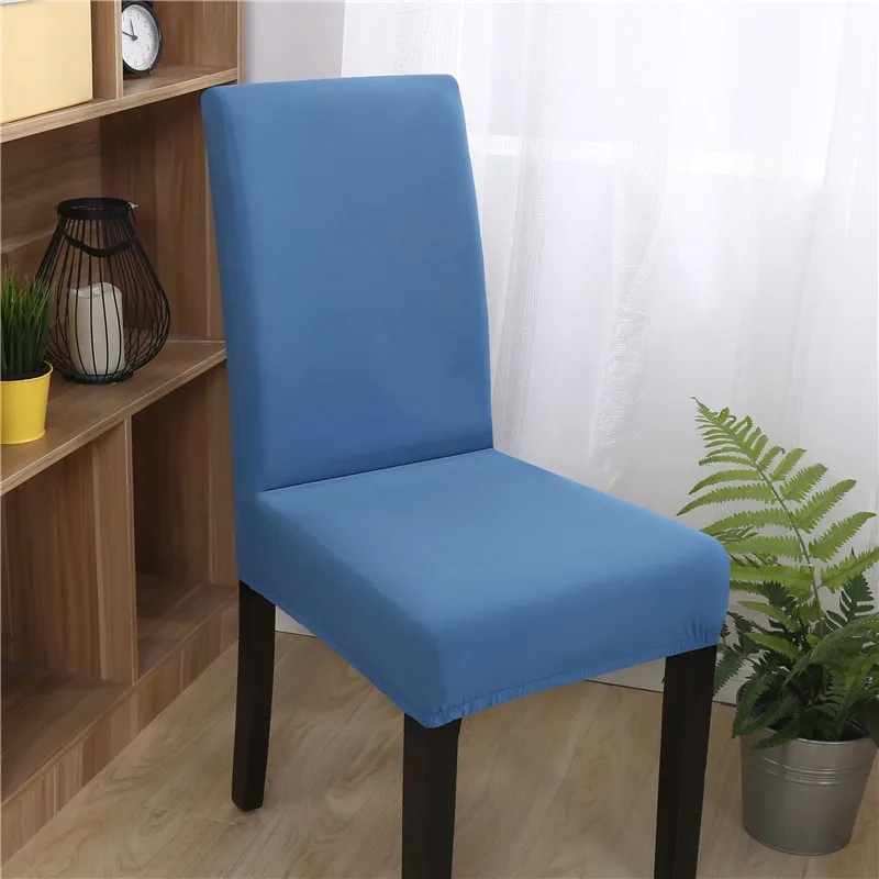 

Yaapeet 4pcs Study Solid Color Stretch Chair Cover Geometric Printed Pretty Seat-case High-quality Europe Chair Protection