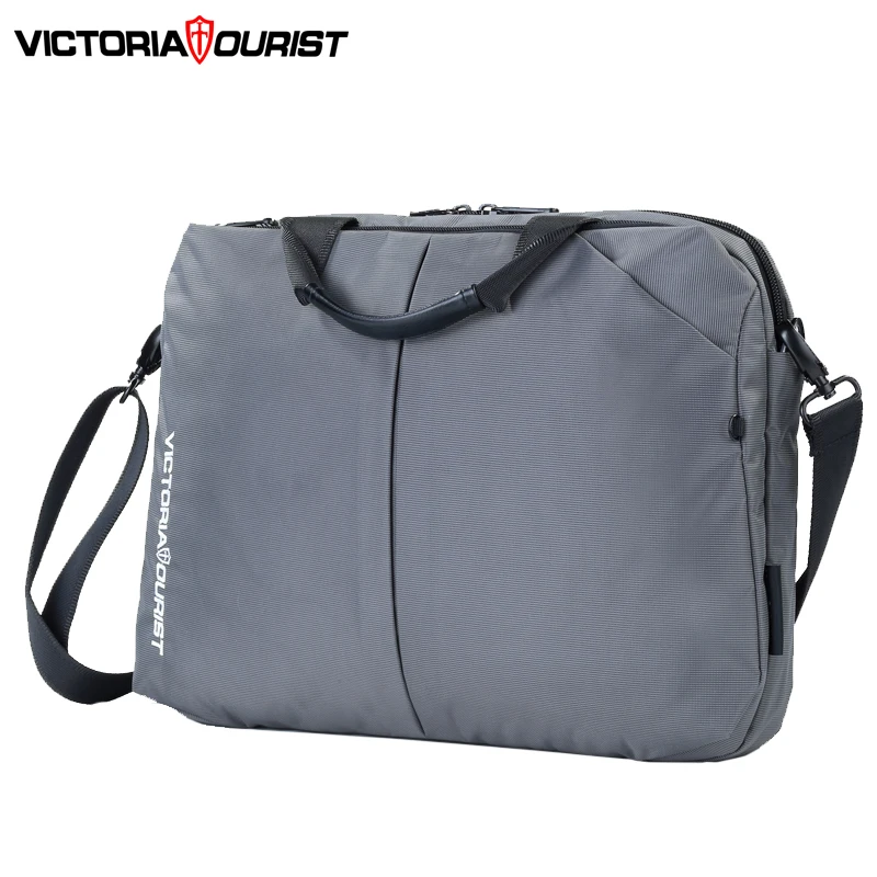 

Мужская и женская деловая сумка Victoriatourist, стильный универсальный портфель 14 дюймов, сумка для ноутбука, многослойная вместительная сумка-ме...