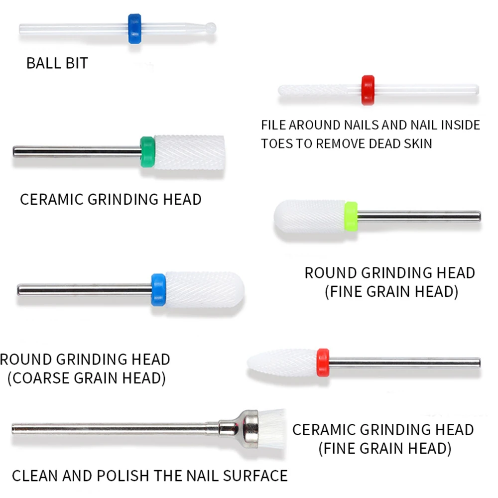 

Combined Nail Drill Bits Set Abrasive Mounted Stone Rotary Tools Grinding Stone Wheel Head Dremel Tools Accessories
