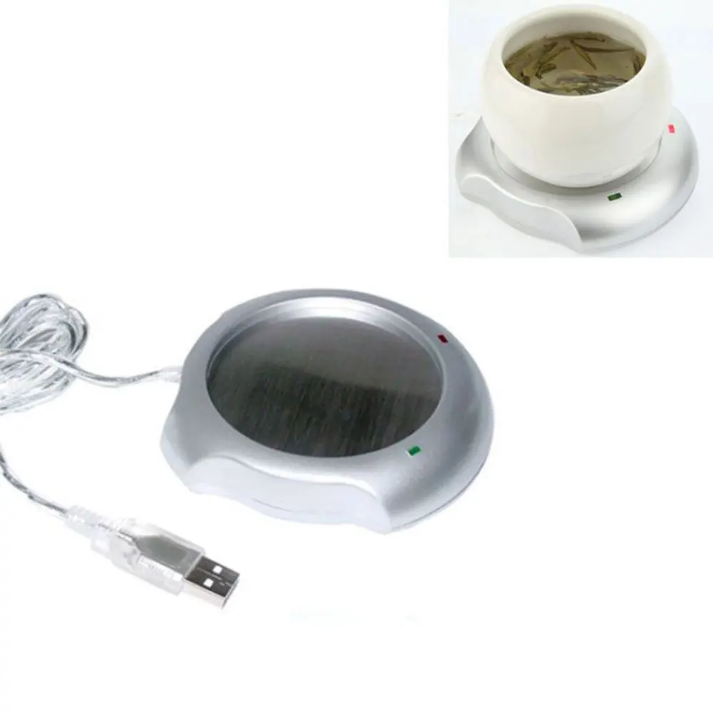 Портативный подогреватель молока напиток Кофе воды 2,5 Вт USB 5V Компьютерные разъемы чашевидным креплением для дома