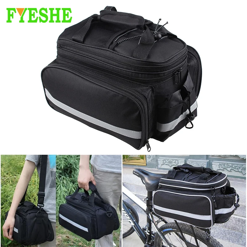 Сумка на заднее сиденье велосипеда вместительный водонепроницаемый багажник