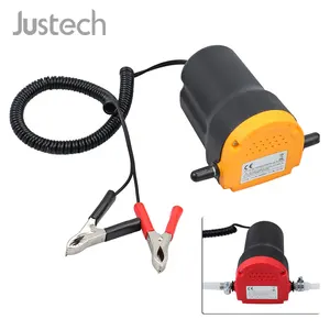 Justech Oil Diesel Extractor Suction Pump Transfer Fluid For Jet Ski Motorcycle Generator 12V 60W Heavy-duty Oil Extraction Pump