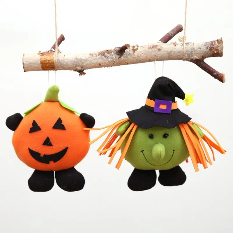 

Halloween Doll Hanging Ornaments Pumpkin Witch Small Pendant Indoor Scene Layout Props Home Decorations Festival Party Supplies