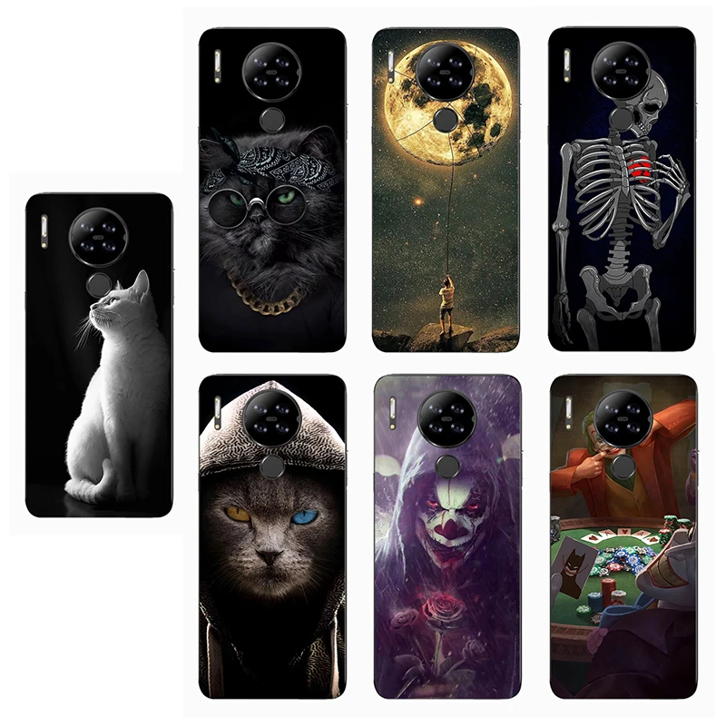 Чехол Animal Colorful для Blackview A80 6.21" - силиконовые мягкие чехлы для телефона A80, чехол для A60 6.1".