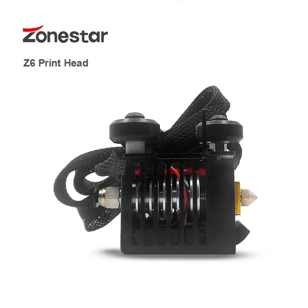 ZONESTAR 12V 3D-принтеры обновления Комплект один/два три экструдер 2 в 1 из 3-в-1 смешанный Цвет HOTEND штранг-прессования подачи печатающей головки
