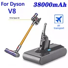 Dyson V8 21,6 V 38000 мАч литий-ионная Расширенная Батарея для Dyson V8 абсолютная шнур-Бесплатная вакуумный ручной пылесос Dyson V8 Батарея