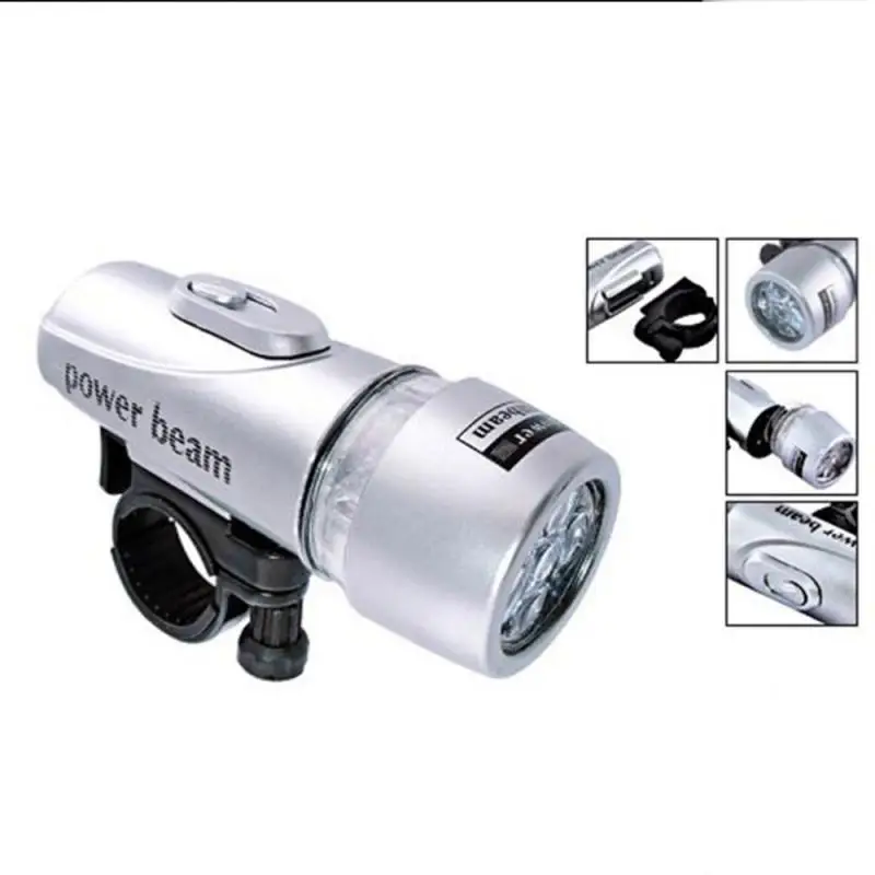 

Комплект велосипедных передних и задних фонарей с 5 светодиодный, предупреждающий фонарь для горного и дорожного велосипеда, велофонарь, за...