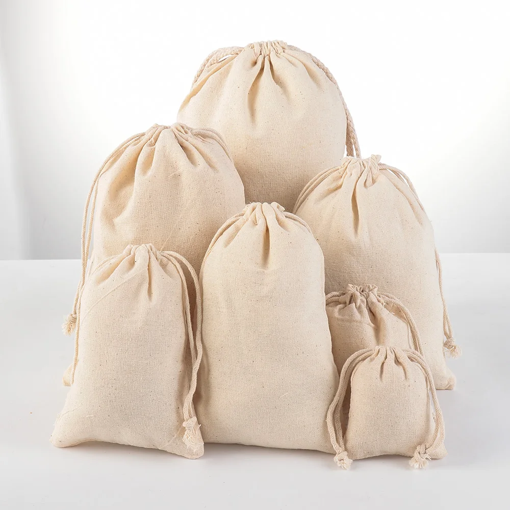 1 шт. фрукты овощи Рис продуктовый мешок на заказ хлопковое белье сумки для