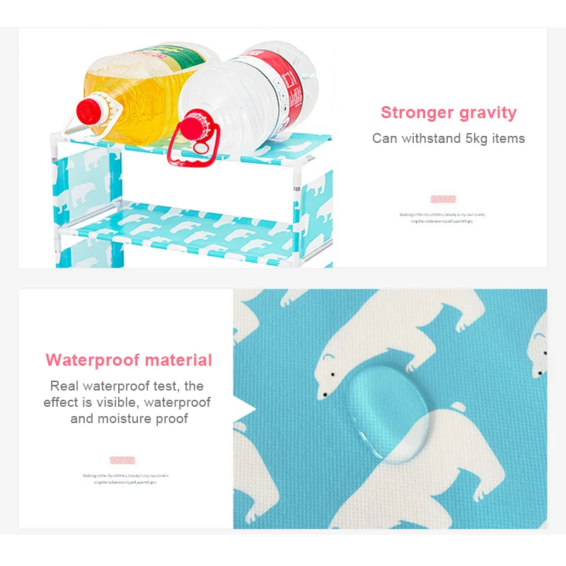 Полка-органайзер сделай сам 3/4 слоев оксфордская ткань железная труба Дверь