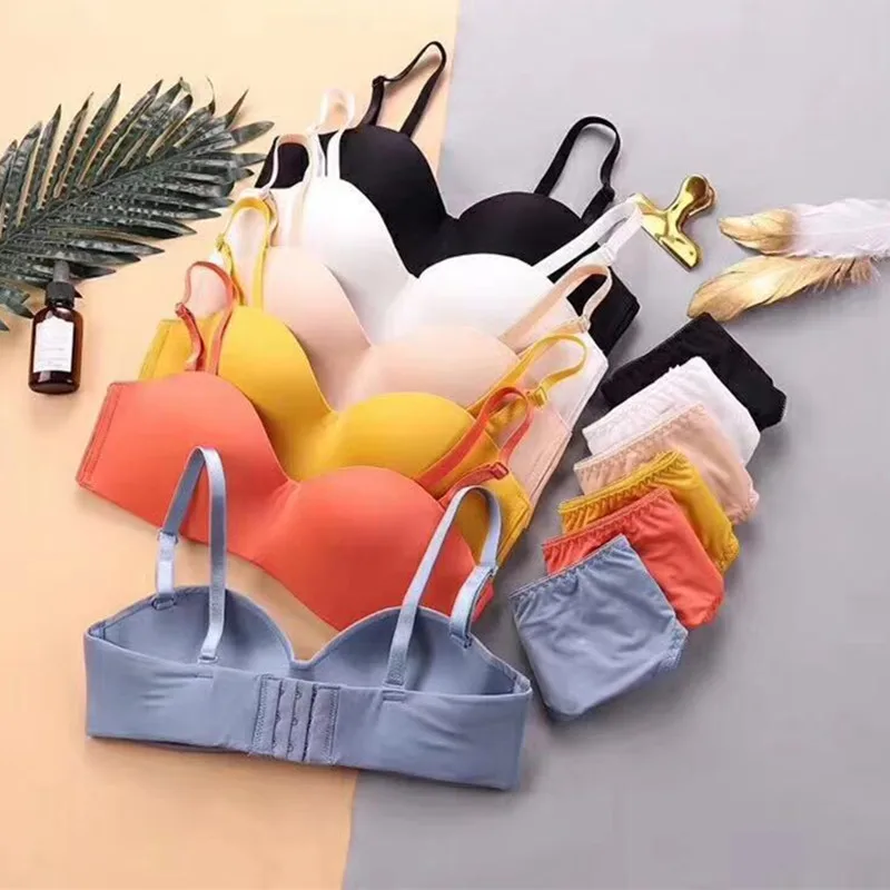 Бюстгальтер женский CHRLEISURE бесшовный с чашками пуш-ап без косточек | Женская