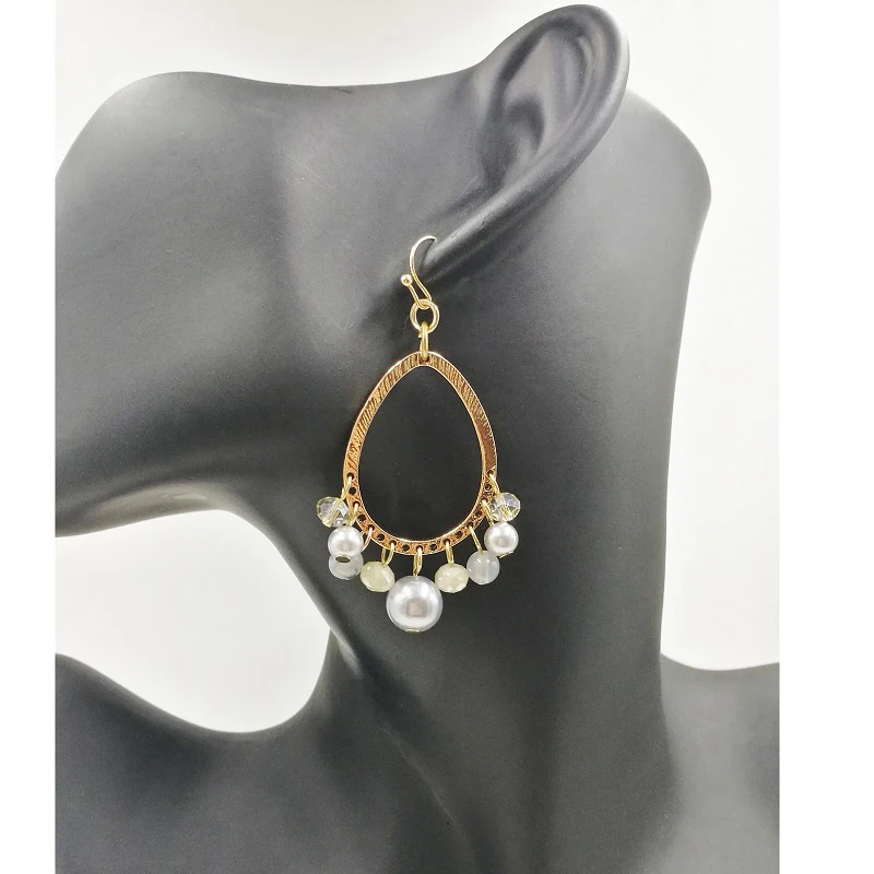 Женские серьги с подвеской в подарок от производителя из сплава Zine | Украшения и