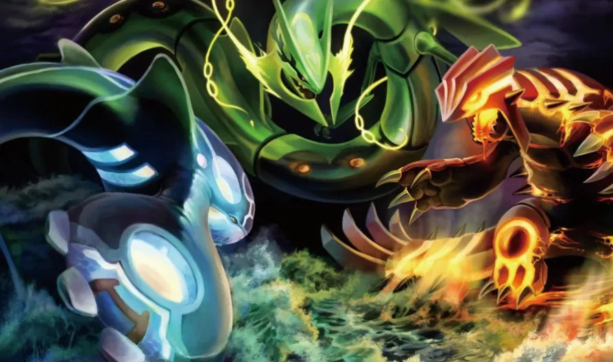 Takara Tomy PTCG аксессуары Pokemon Playmat карточная настольная игра Kyogre Groudon Rayquaza игрушки для