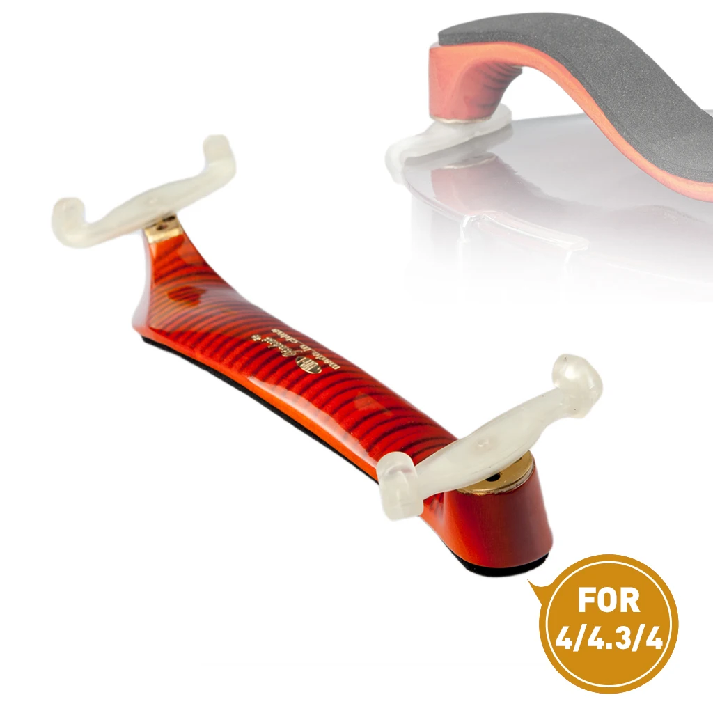 Регулируемый Клен деревянная скрипка Наплечная Подставка для скрипки 3/4 4/4 части