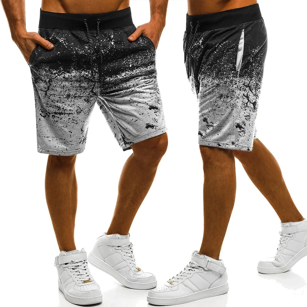 

Summer new style Mens Shorts Beach Casual Running Sports Shorts with Pocket Straight sweatpants Stretch Soft Comfort Breathable