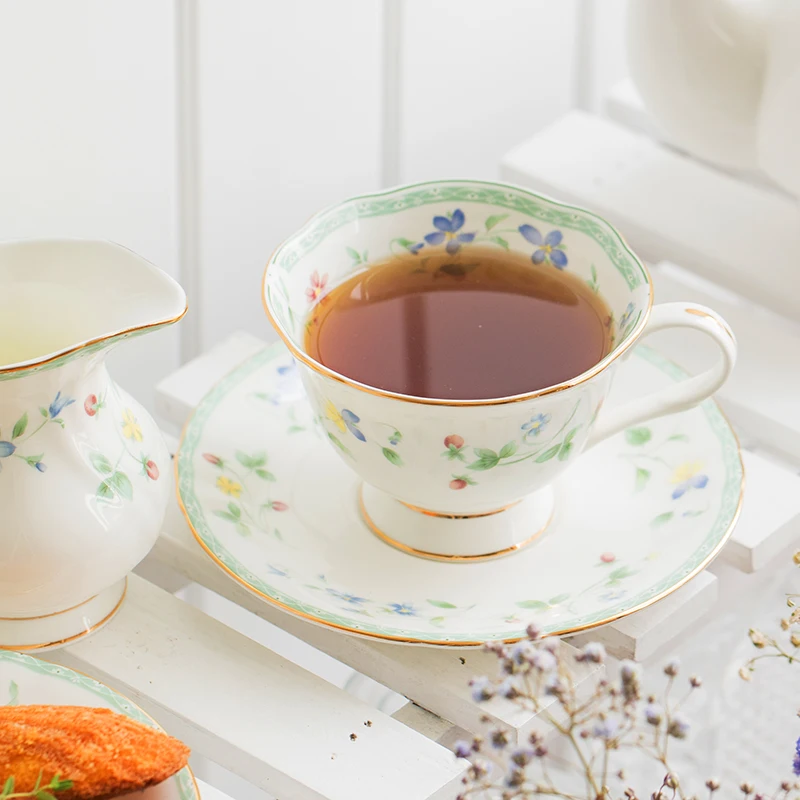 Европейская керамическая кофейная чашка набор ложек костяной фарфор турецкий