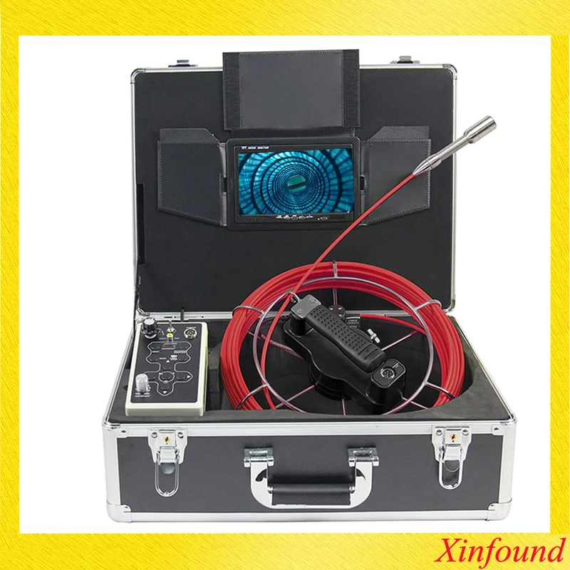 Водонепроницаемая камера для труб видеокамера трубопроводов с калибровкой 50 м 23