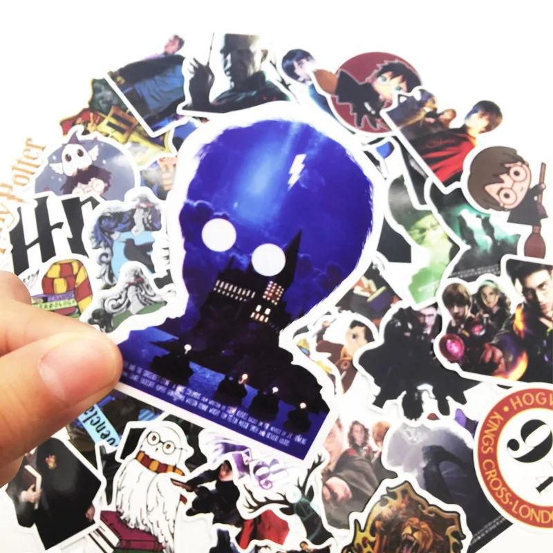 50 шт. Funko Гарри Поттер наклейки s рисунки из мультфильма ПВХ водонепроницаемый стикерыдля багажа Скейтборд ноутбук мото багажник Гитара DIY наклейка s