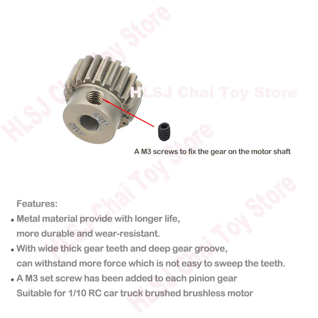 surpass hobby 1 шт 48dp 3175 мм до 13 ти лет 48t металли