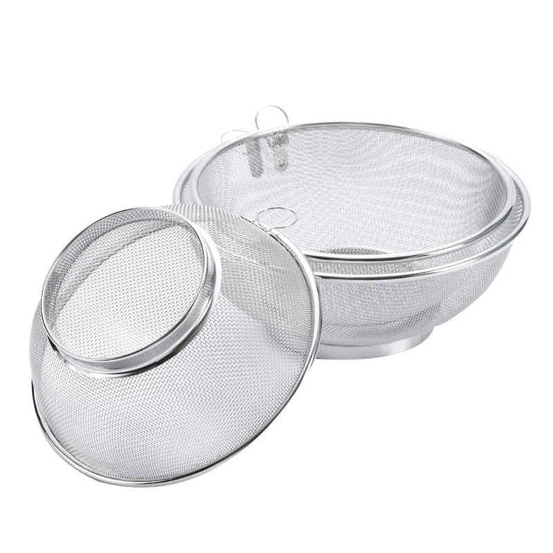 

Kitchen Stainless Steel Rice Sieve, Fruit Basket, Vegetable Basket, Drain Basket, Drain Basin, Filter Mesh Basket