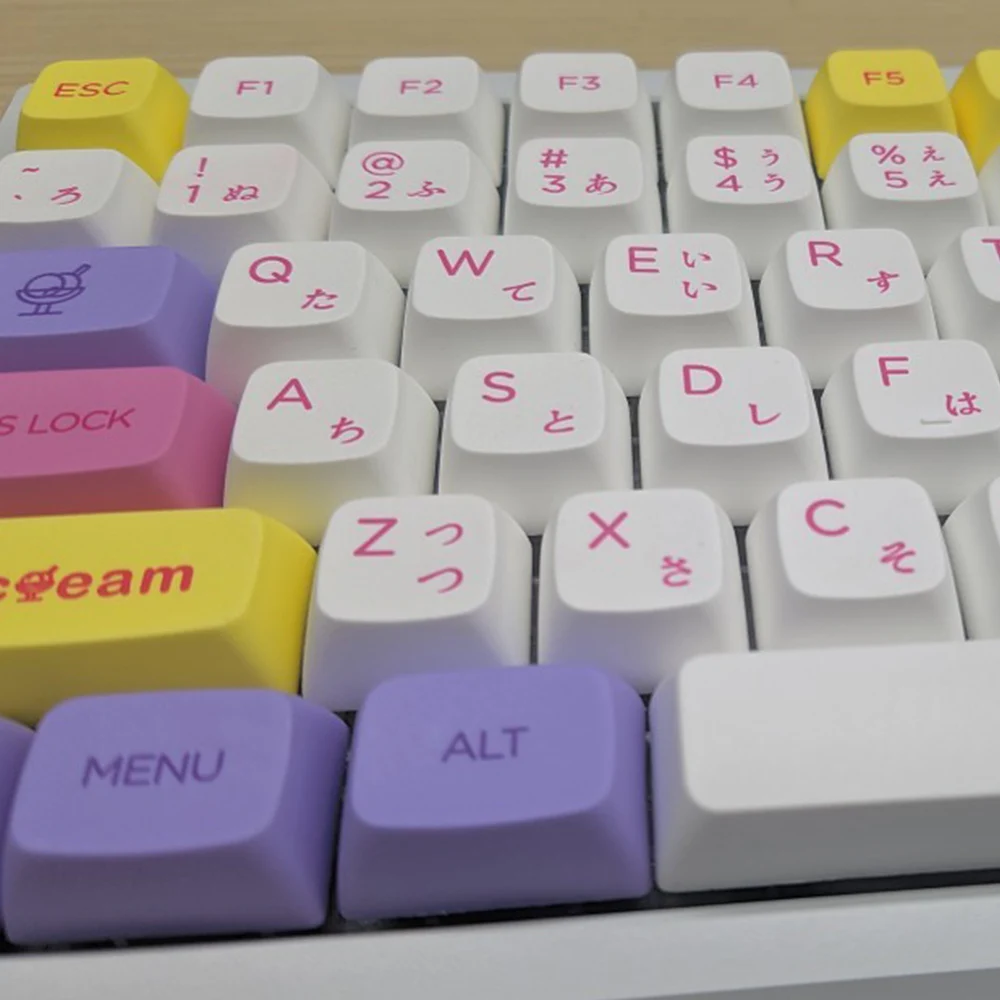 151 клавиш цветные клавиши для PPT в виде мороженого переключатель Cherry Mx